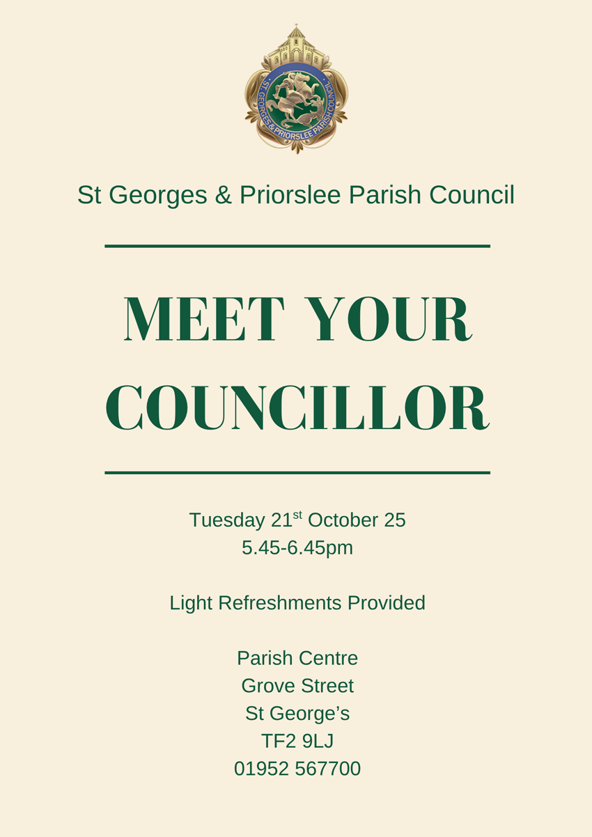 Meet Your Councillor Event - Tuesday 21st October 2025
